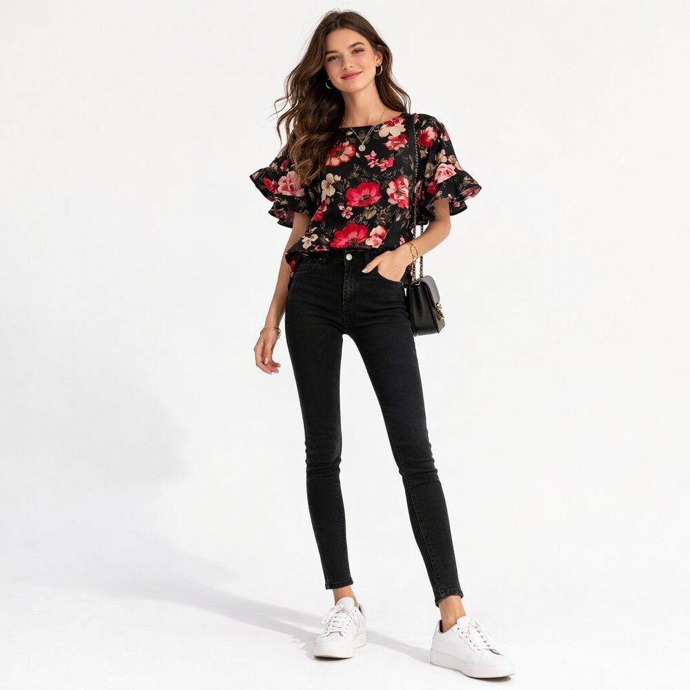 Eta‎ Floral Print Blouse